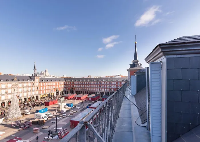 Historic Penthouse Plaza Mayor In Madrid